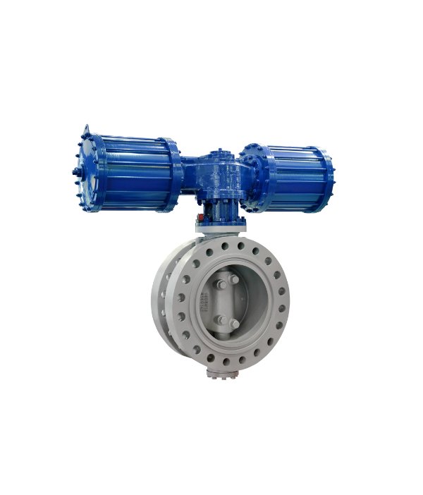 美标气动法兰蝶阀