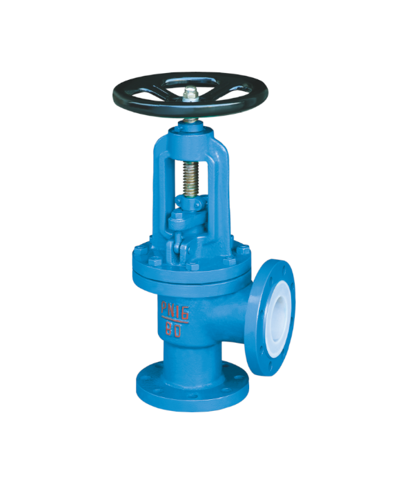 衬氟角式截止阀